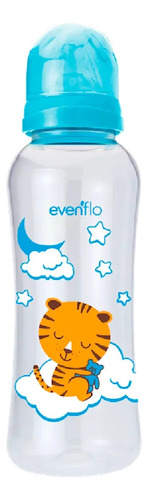 Mamadera Evenflo Dreams 240ml 3-12m Diseño Leopardo Febo