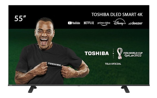 Smart Tv Dled 55 Toshiba 55c350l, 4k, 2 Usb, 3 Hdmi, 60hz