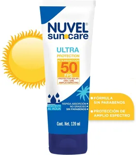 Protector Solar Fps 50, Nuvel Suncare 120ml, Original.
