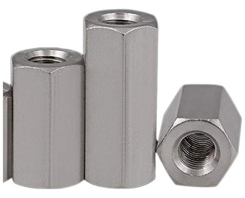Tuerca Hexagonal De Acero Inoxidable M12 X 1.75 X 40mm (2 Un