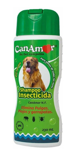 Shampoo Antipulgas Perros Canamor 230ml
