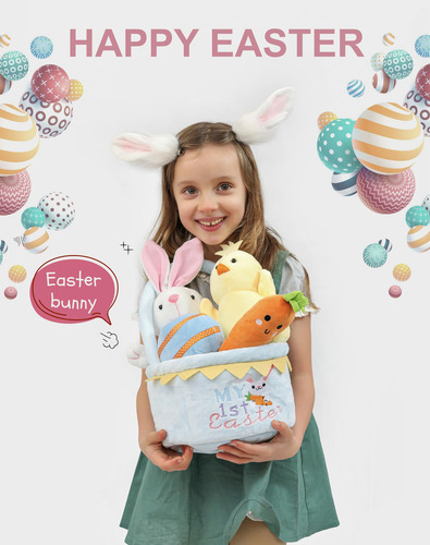 Canasta De Pascua Mi Primera Canasta De Pascua Jgo Peluche R