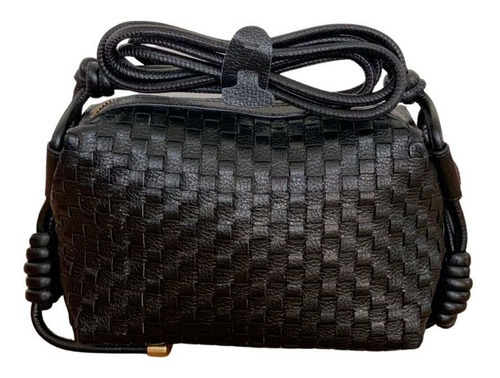 Bolsa Média Tressê Preta Luiza Barcelos