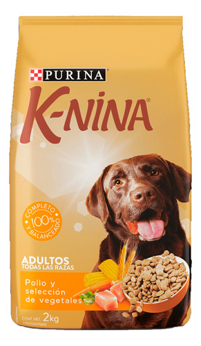 Alimento Perros Purina K Nina Adultos Pollo Vegetales 2kg