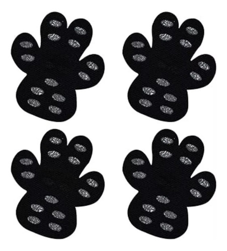 Huellitas Protectoras Mascotas Antideslizantes Pack X4 Negro S
