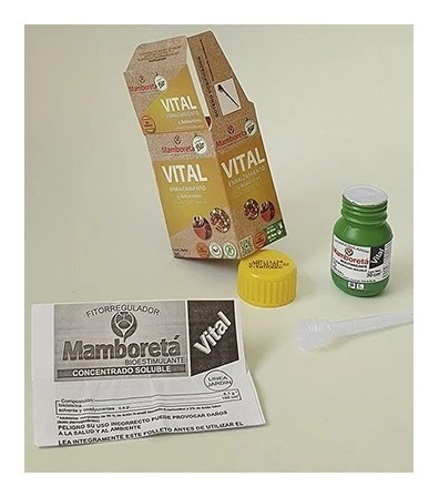 Imagen 2 de 10 de Mamboreta Vital Enraizante Y Anti Estres Natural 30 Cc