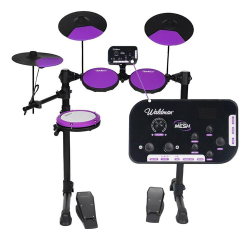 Bateria Eletrônica Waldman Vm-9 Virtual Mesh 9