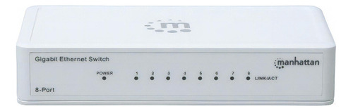 Switch Gb  8 Ptos Manhattan Ethernet Blanco 560702 /v /vc