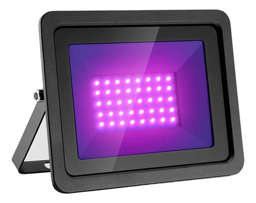 Refletor 10w Led Ultra Violeta Luz Negra  Festas Dj Aaatop Cor Da Carcaça Preto 110v/220v