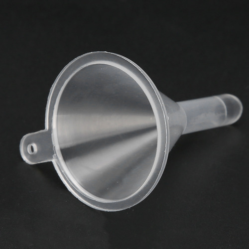 Funil De Plástico Transparente Pequeno, 100 Peças De Corda