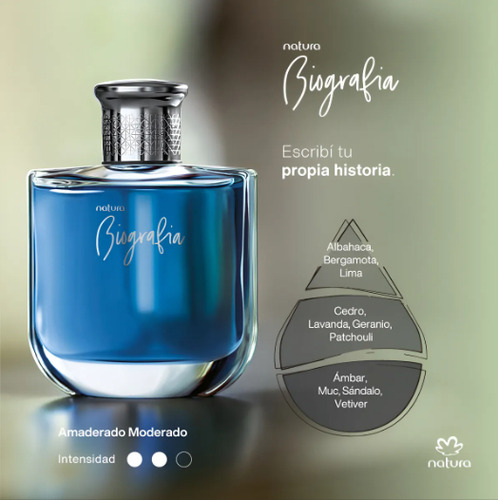 Natura Perfume Biografía Eau De Toilette 100 Ml