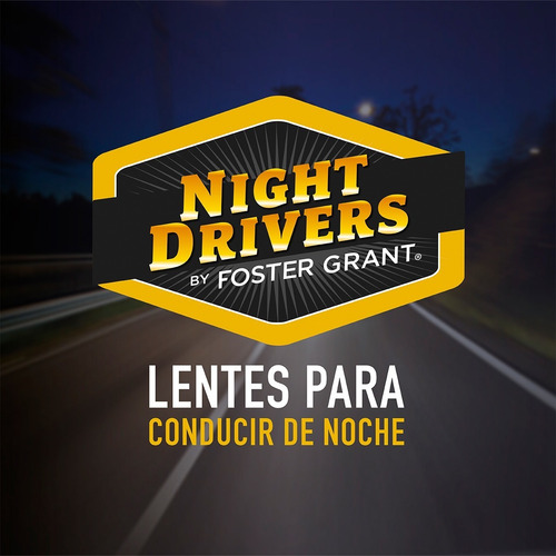 Lentes Para Conducir De Noche Night Drivers Genn Para Mujer Color Del Armazón Negro