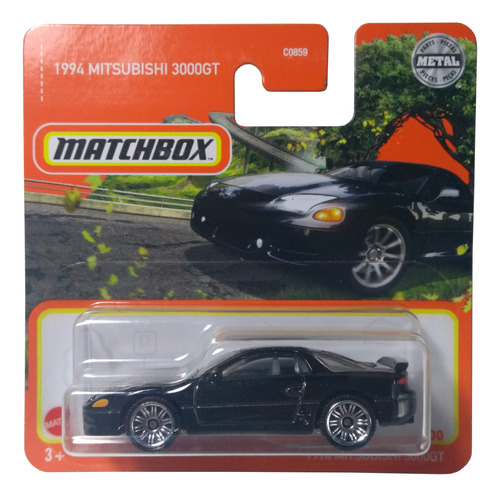 Matchbox Mitsubishi 3000 Gt 1 Edición Negro Metalizado Nuevo