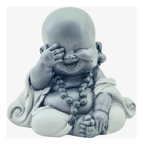 Figura Decorativa Niño Buda Sonriendo 7cm Feng Shui Zn Ct