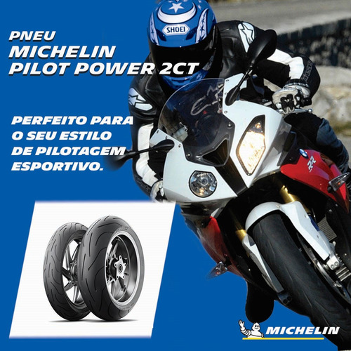 Par Pneu Michelin 120/70-17 190/50-17 Pilot Power 2ct Bandit