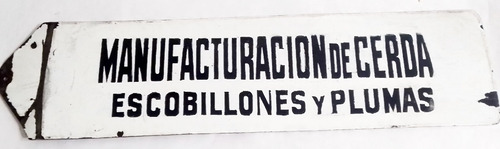 Antiguo Cartel Enlosado Publicitario Manufacturacion Decerda