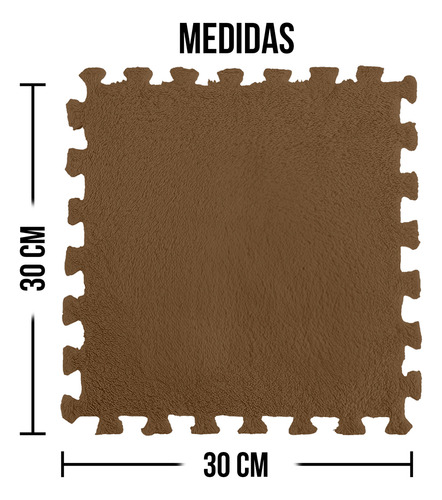 Tapete Estilo Tatame Fofinho De Pelucia Kit Com 20