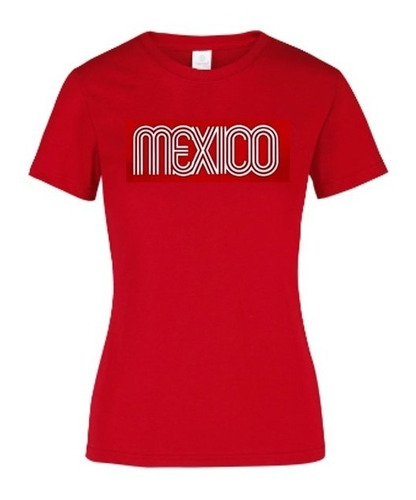 Playera Mexico 86 Futbol Fiestas Patrias Dama Moda Oferta