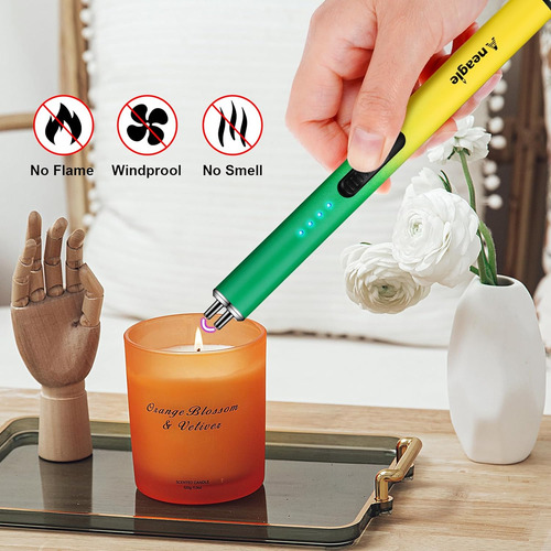 Encendedor De Velas Eléctrico Actualizado Usb Tipo C, Recarg