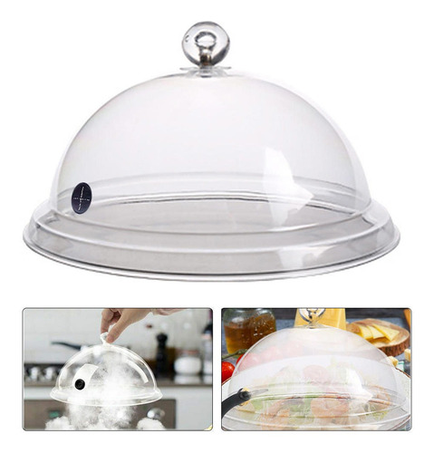 Cúpula De Plástico Platos Vasos De Humo A-16cm 16-31,5 Cm