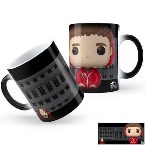 Taza Mágica La Casa De Papel Rio Calidad