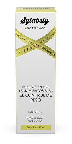 Imagen 3 de 10 de Sylabsty 50ml - Auxiliar En Tratamiento Obesidad- Cv Directo