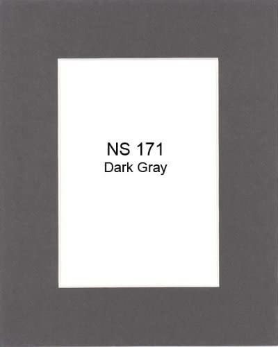 Pack De 25 11 x 14 gris Oscuro De Esteras Mattes De Image