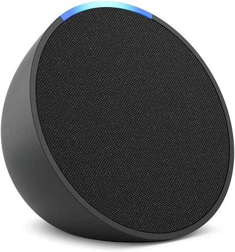 Amazon Echo Pop con asistente virtual Alexa color charcoal 110V