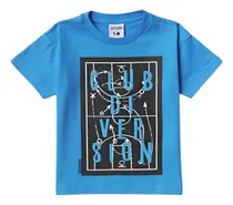 Comprar Remera Manga Corta Nene Niños Grisino Estampada Algodón