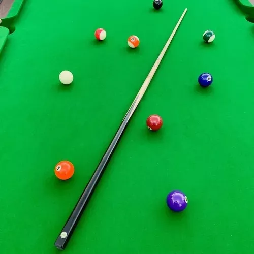 Taco Sinuca Bilhar Snooker Profissional Virola Metal+ Brinde