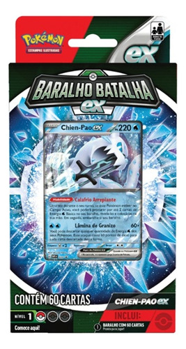 Deck Baralho De Batalha Ex Chien-pao Pokemon