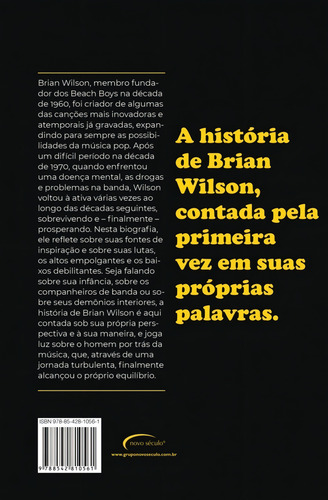 Eu sou Brian Wilson, de Wilson, Brian. Editorial Novo Século Editora e Distribuidora Ltda., capa mole em português, 2018