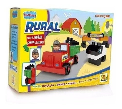 Juego Didactico Creablocks Rural Implas