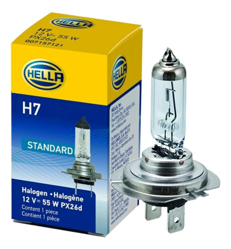 Ampolleta Hella Standard H7 12v /55w Halógena