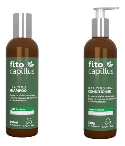  Grandha Fito Capillus Eucalyptus Shampoo E Condicionador