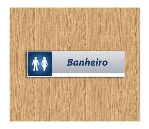 Placa Indicativa E Sinalização Banheiro Promoção Relâmpago 