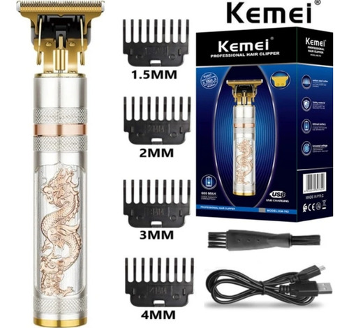 Kemei Trimmer Km-762 De Afeitar Patillera Profesional