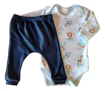 Comprar Body De Algodón + Pantalon De Algodón Con Puño