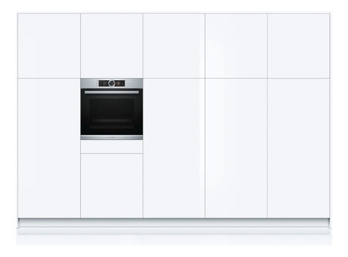 Horno Bosch Hsg636bs1 A Vapor Empotrable Eléctrico 71 Litros
