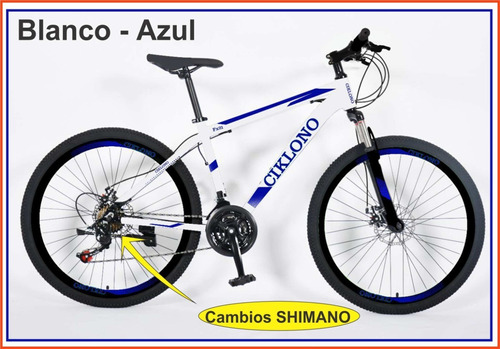 Bicicleta Todo Terreno Rin 29  -cambios Shimano - Ciklono 