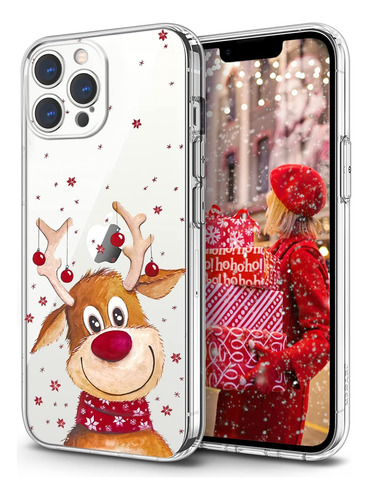 Funda Newseego Para iPhone 13 Pro Max- Alce Navidad