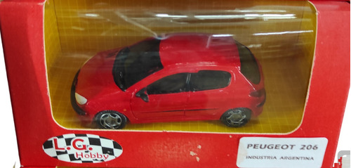 Peugeot 206 Escala 1/43. No Rueda. Ind, Arg.