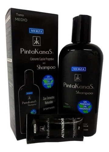 Imagen 3 de 4 de Shampoo Pintakanas 5 Piezas Sin Peroxido Ni Amoniaco