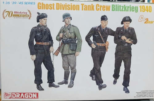 Figuras Dragon 6654 Ghost Division Tank Crew Militaria 1/35