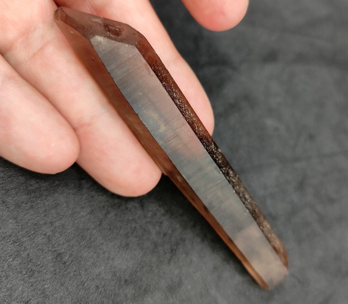 Cuarzo Ahumado Biterminado - Gemelo Tantrico 9.7cm. 26g.