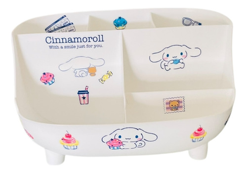 Organizador Escritorio Hello Kitty Y Amigos 6 Compartimentos