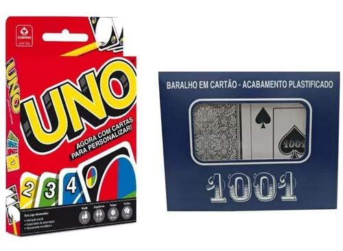 JOGO BARALHO COPAG 1001 COM 110 CARTAS