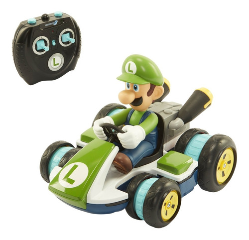 Imagem 1 de 4 de Carrinho De Controle Remoto Nintendo Mario Kart - Luigi