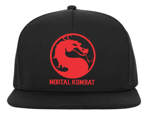 Gorra Plana Mortal Kombat Snapback Reflective