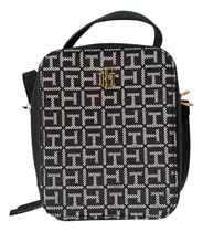 Comprar Tommy Hilfiger Bolsa Crossbody 69ja006-001 Negro Negro Logo Tommy Hilfiger Dorado Negro